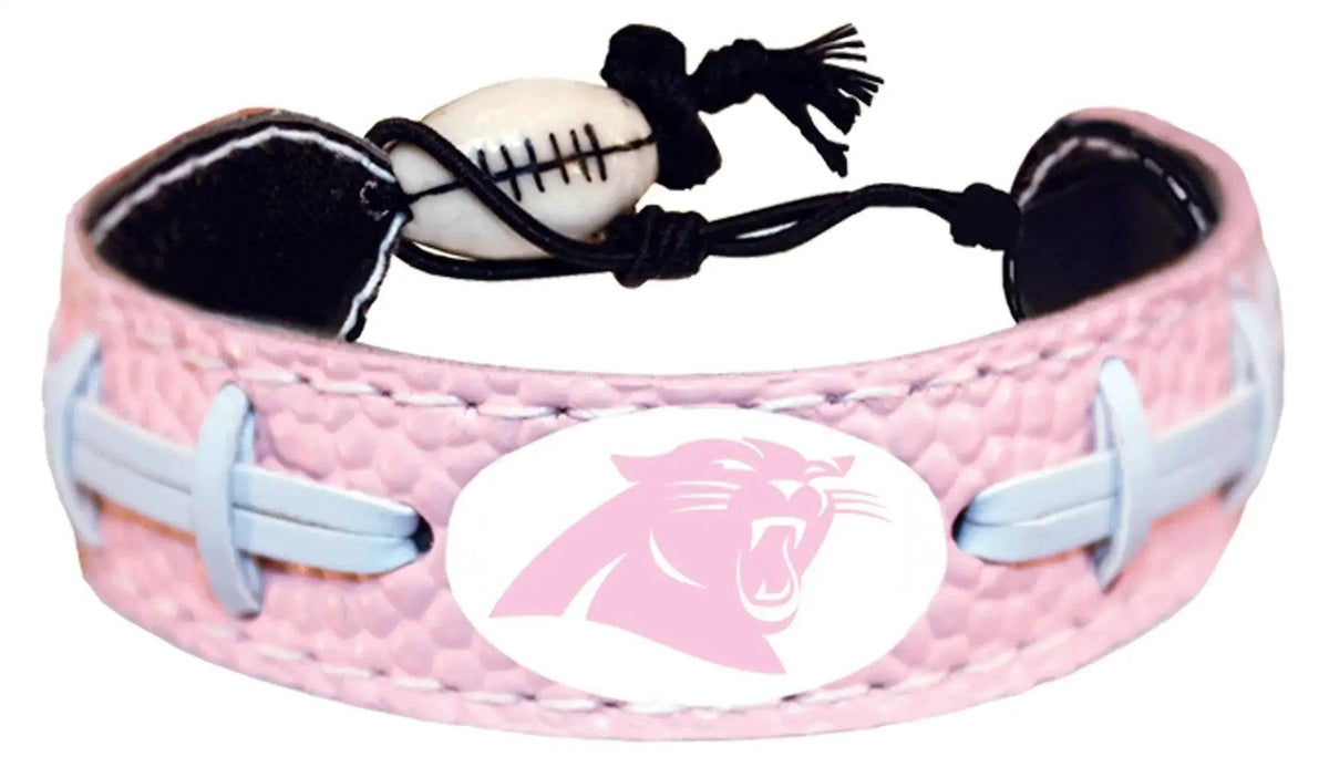  Carolina Panthers Pink Leather Football Bracelet Adjustable -  ToylandEU™