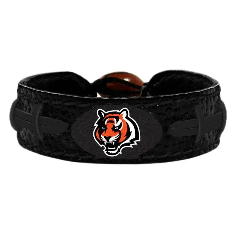  Cincinnati Bengals Leather Bracelet Black Ceramic Bead -  ToylandEU™
