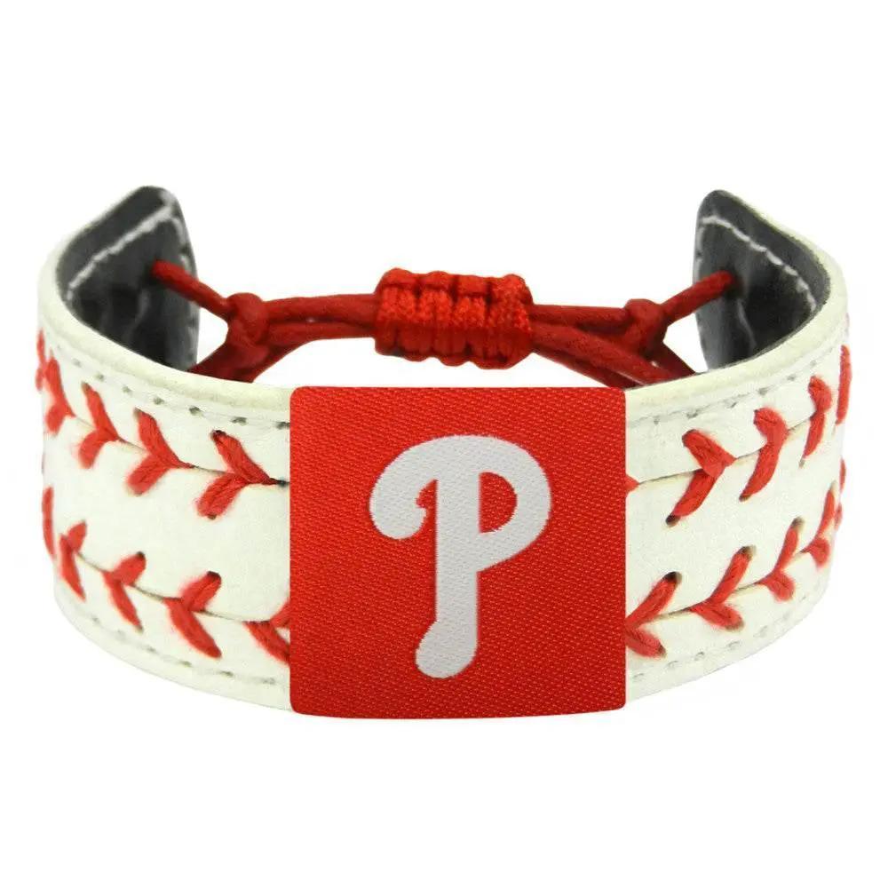  Philadelphia Phillies Leather Bracelet Classic Two Seamer -  ToylandEU™