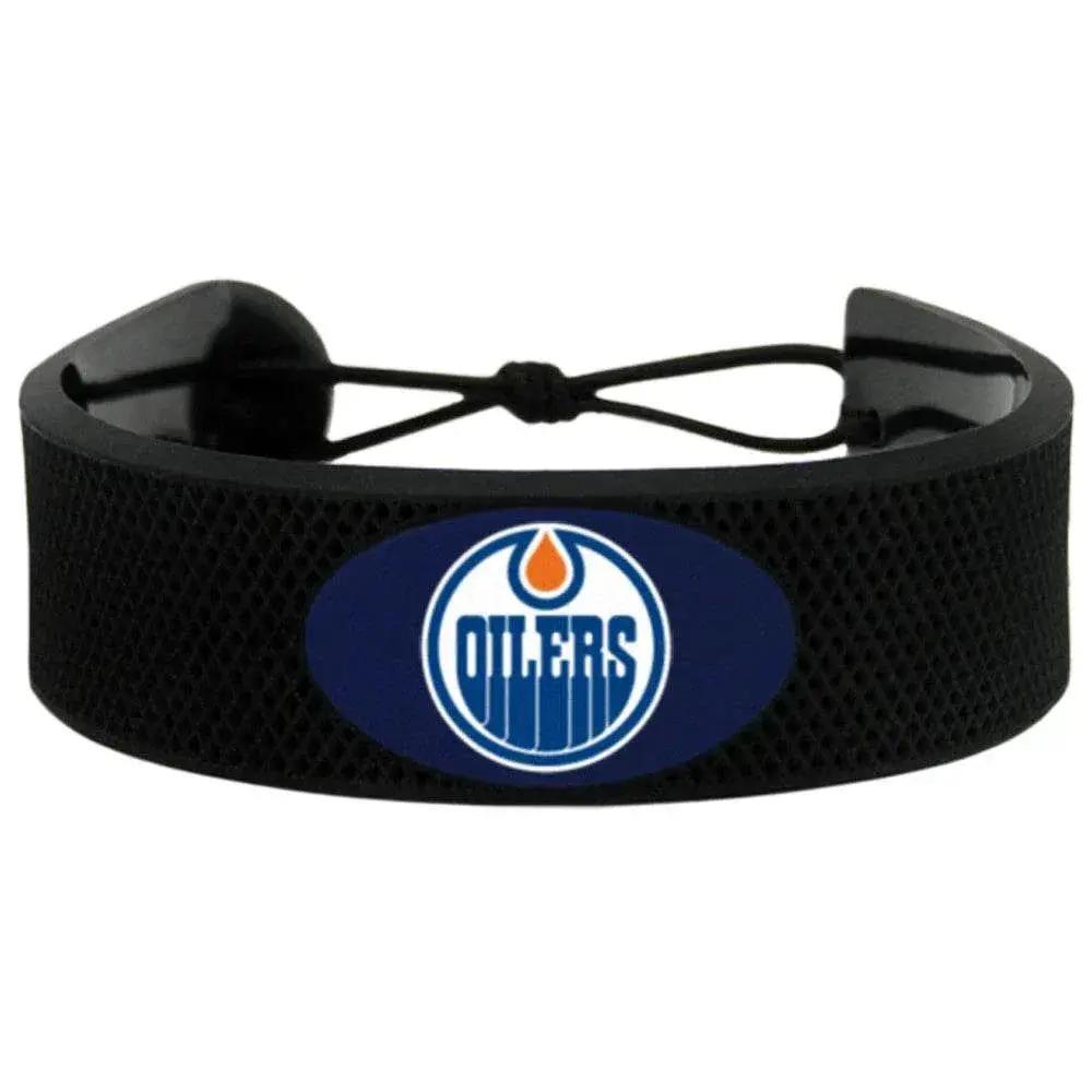  Edmonton Oilers Leather Bracelet With Ceramic Bead Secure -  ToylandEU™