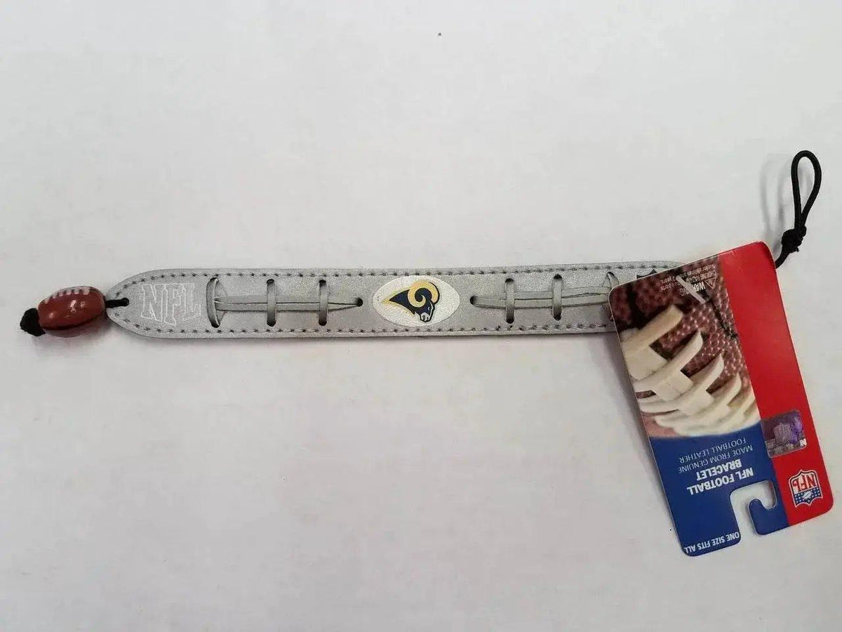  Los Angeles Rams Leather Football Vintage Logo Bracelet -  ToylandEU™