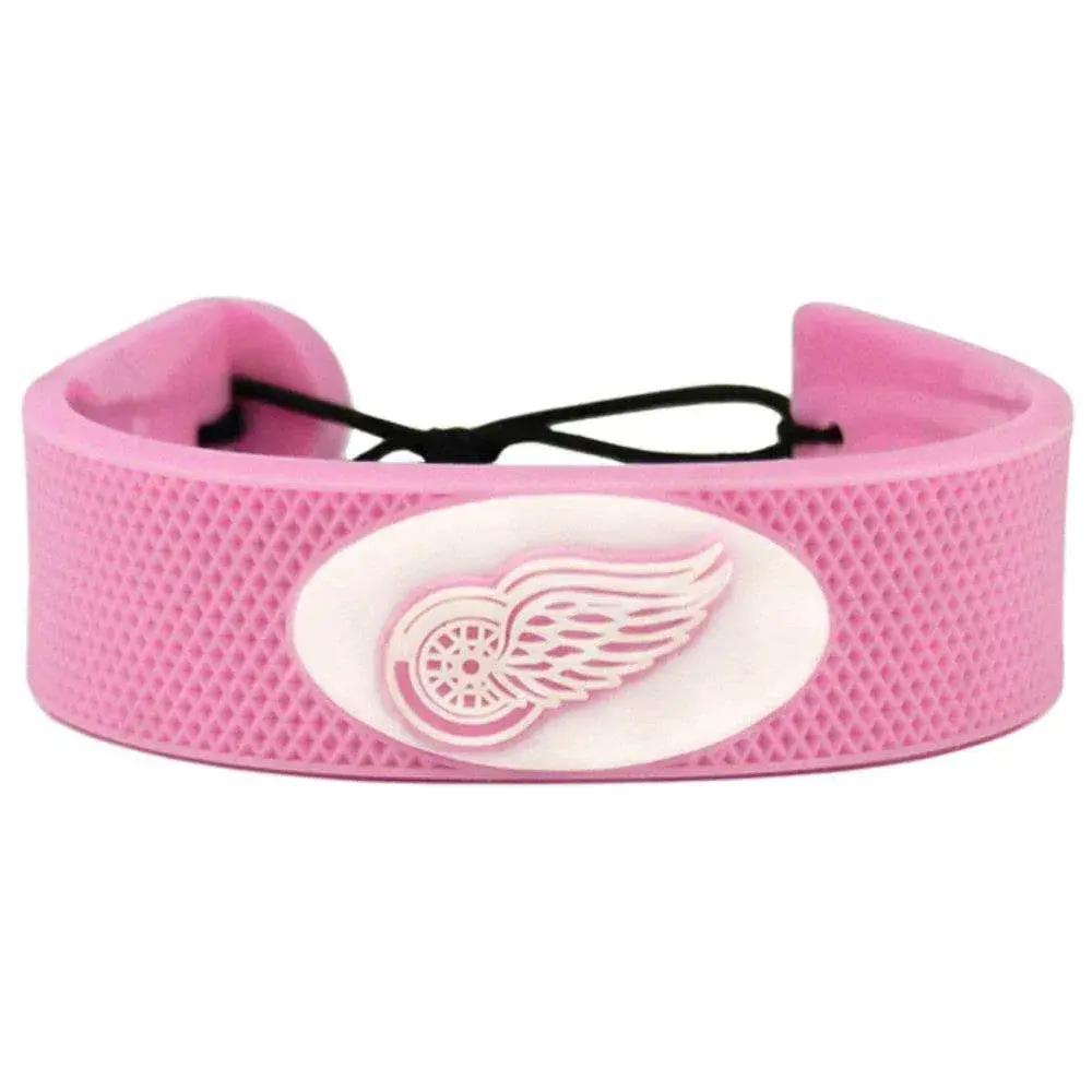  Detroit Red Wings Leather Bracelet Pink Hockey Accessory -  ToylandEU™