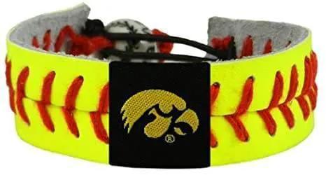  Iowa Hawkeyes Leather Bracelet With Ceramic Bead Adjustable -  ToylandEU™