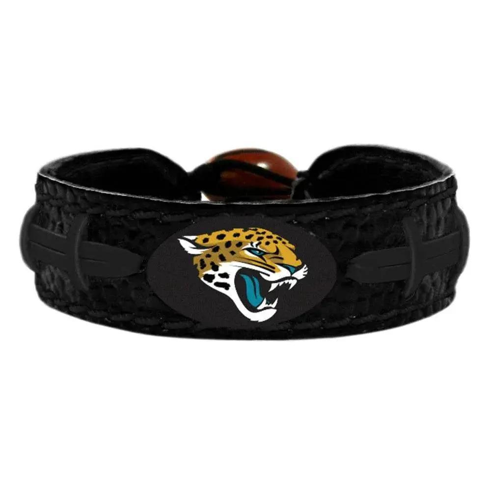  Jacksonville Jaguars Leather Bracelet Tonal Black Football -  ToylandEU™