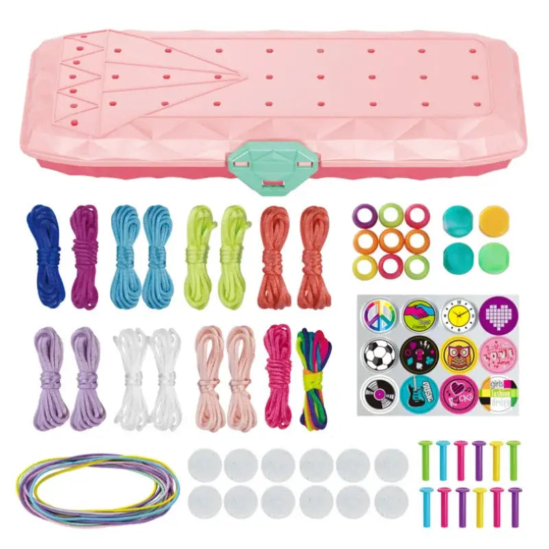 Bracelet Making Kit For Kids Diy Braiding Jewelry Craft - ToylandEU