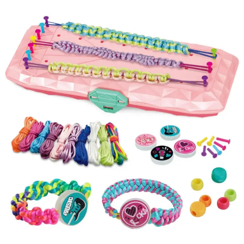 Bracelet Making Kit For Kids Diy Braiding Jewelry Craft - ToylandEU