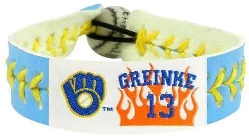  Milwaukee Brewers Leather Bracelet Team Color Ceramic Bead -  ToylandEU™