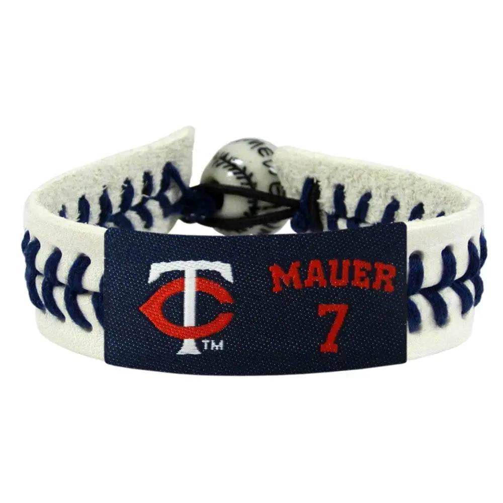  Minnesota Twins Leather Bracelet Joe Mauer Ceramic Bead -  ToylandEU™