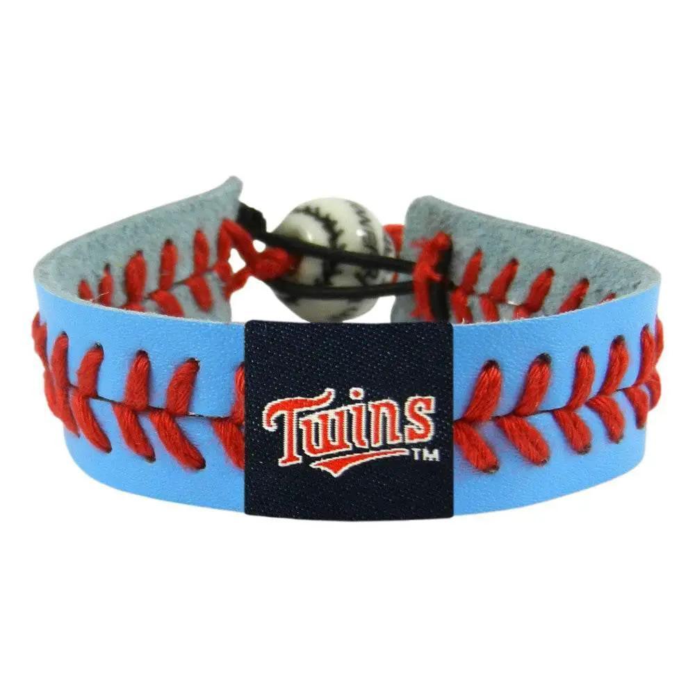  Minnesota Twins Leather Bracelet Script Logo Adjustable -  ToylandEU™