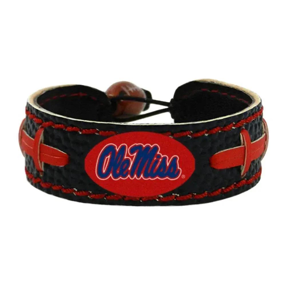  Mississippi Rebels Leather Bracelet with Ceramic Bead -  ToylandEU™