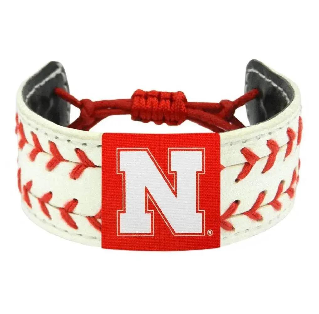  Nebraska Cornhuskers Leather Bracelet With Ceramic Bead -  ToylandEU™