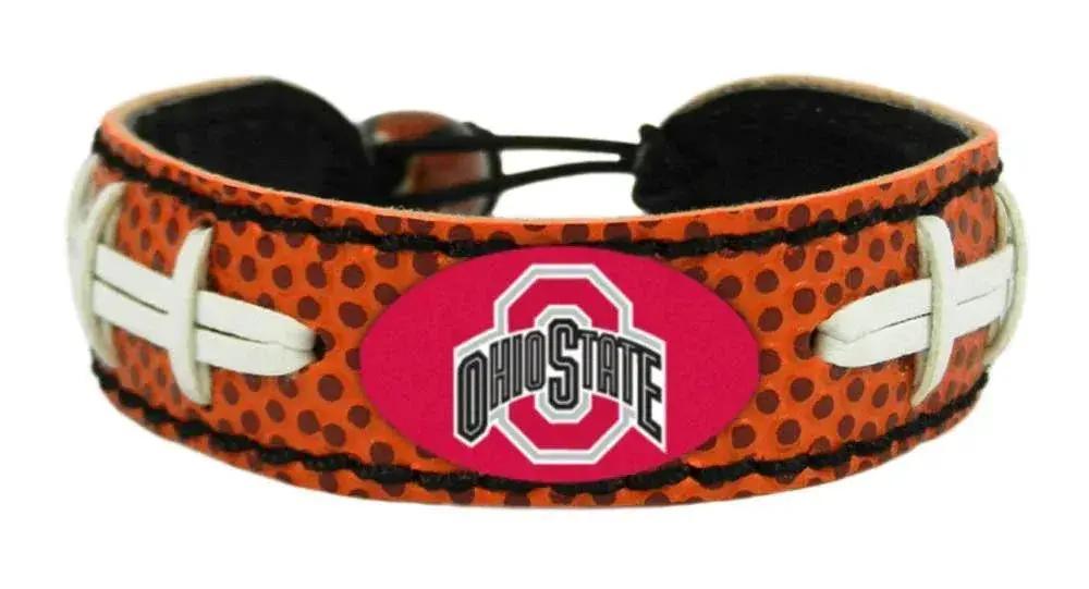  Ohio State Buckeyes Leather Bracelet With Ceramic Bead -  ToylandEU™