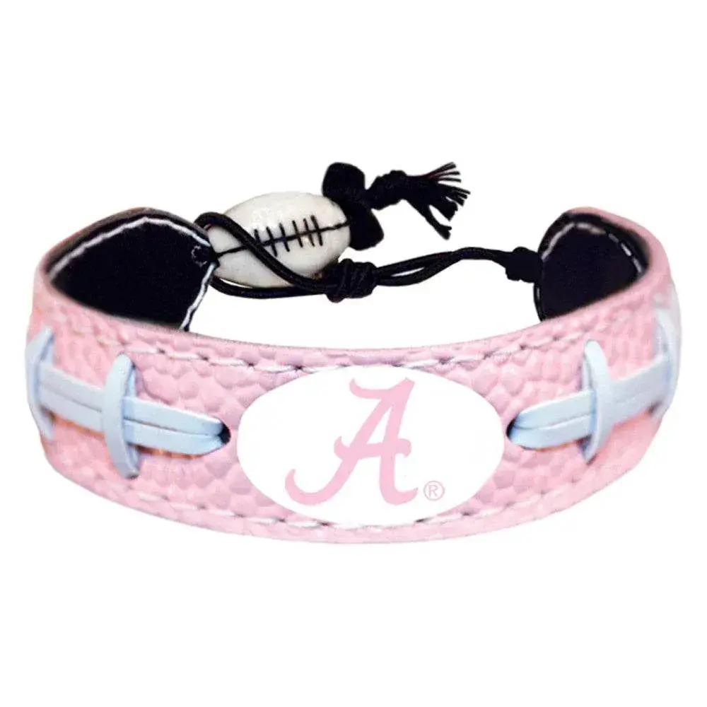  Alabama Crimson Tide Pink Leather Bracelet With A Logo -  ToylandEU™