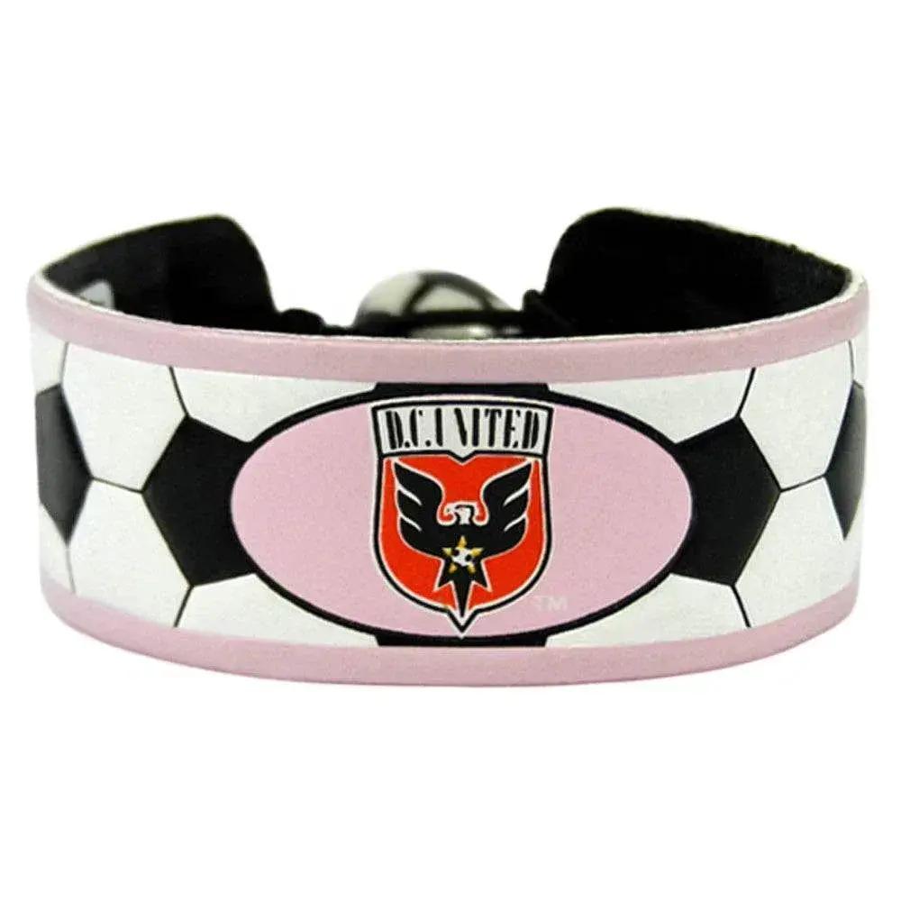  DC United Pink Leather Soccer Bracelet With Ceramic Bead -  ToylandEU™