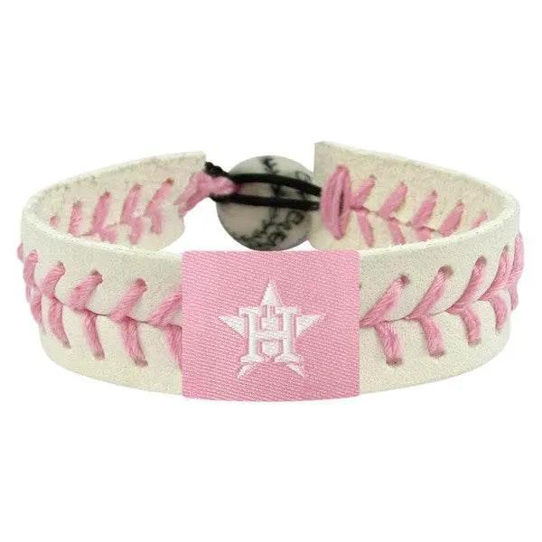  Houston Astros Leather Bracelet With Ceramic Bead Pink -  ToylandEU™