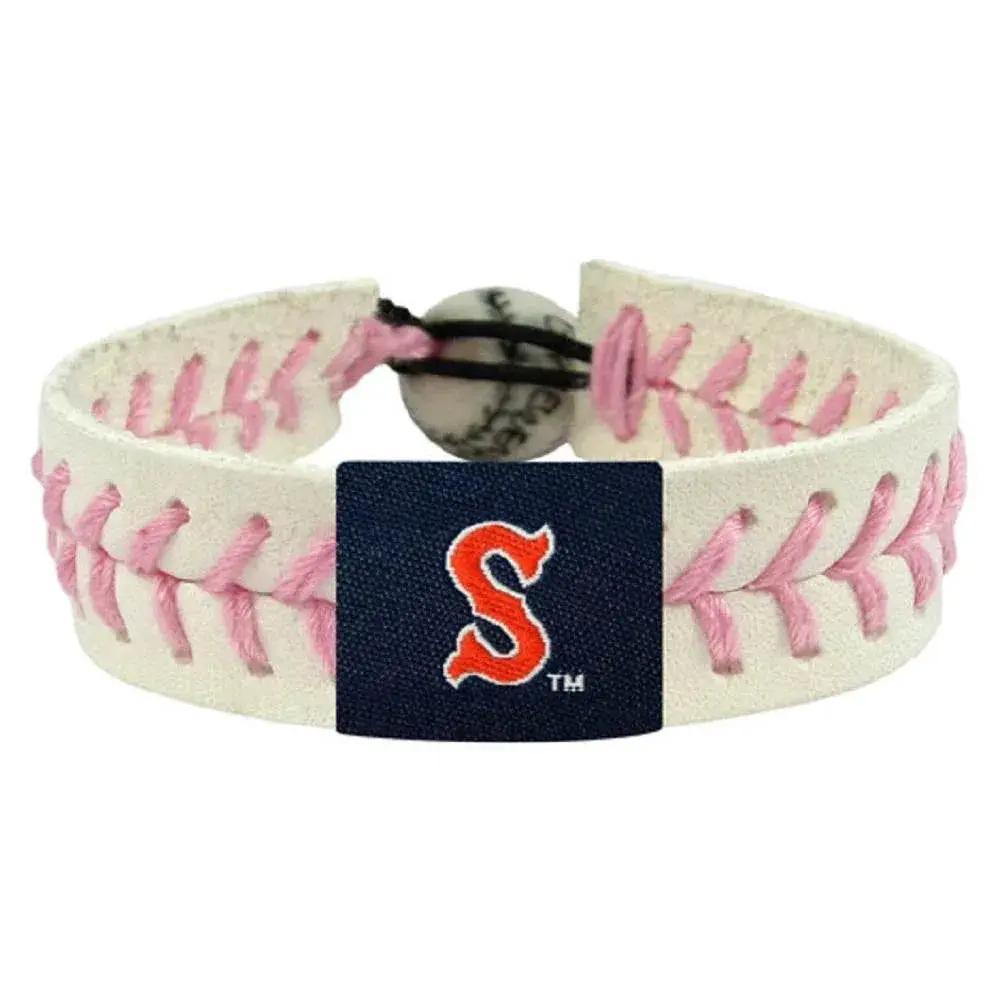  Salem Red Sox Leather Bracelet Pink Ceramic Bead Adjustable -  ToylandEU™