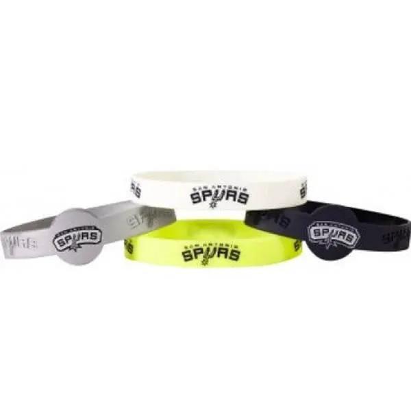  San Antonio Spurs Silicone Bracelets Four Pack Official -  ToylandEU™