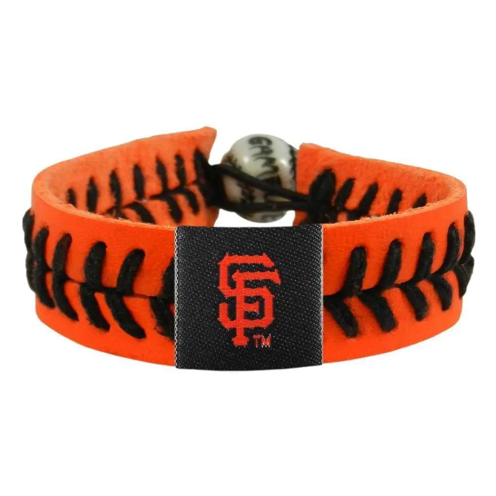  San Francisco Giants Leather Bracelet Team Color Orange Bead -  ToylandEU™