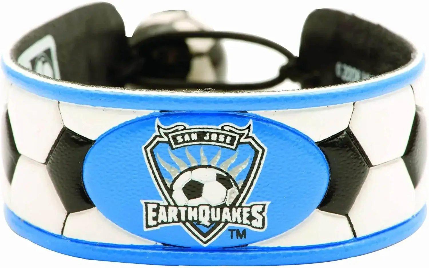  San Jose Earthquakes Soccer Bracelet Leather Ceramic Bead -  ToylandEU™