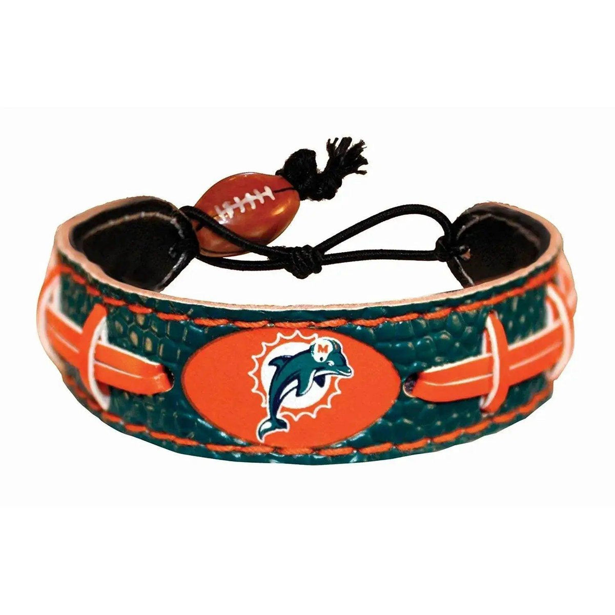  Miami Dolphins Team Color Leather Bracelet Ceramic Bead -  ToylandEU™