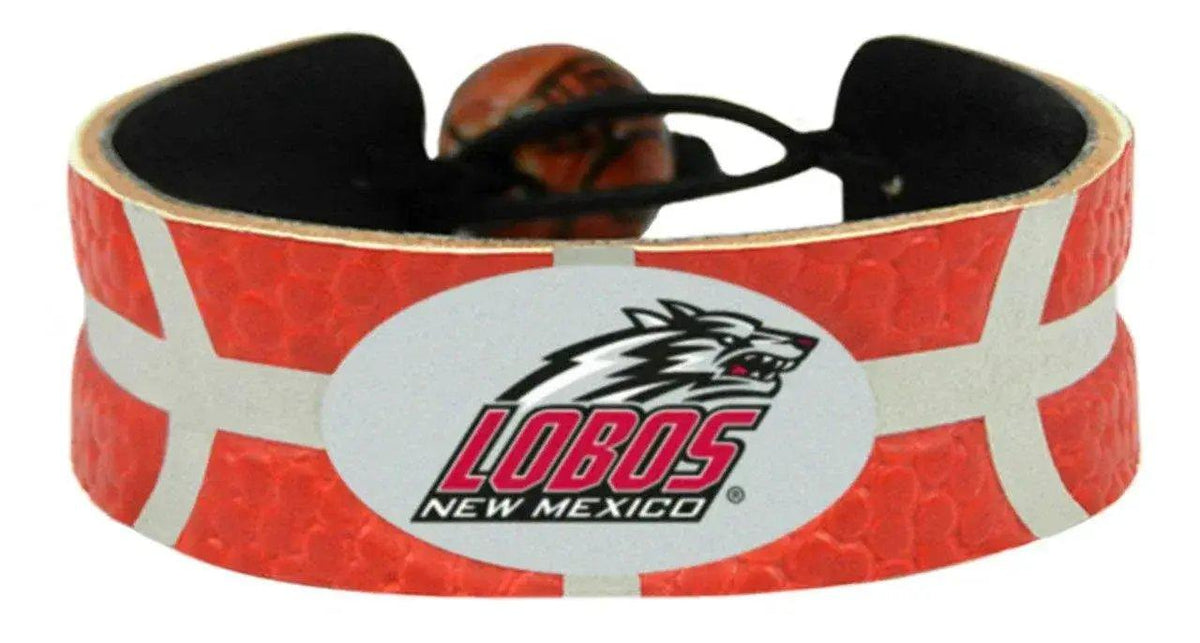  New Mexico Lobos Leather Bracelet Team Color Ceramic Bead -  ToylandEU™