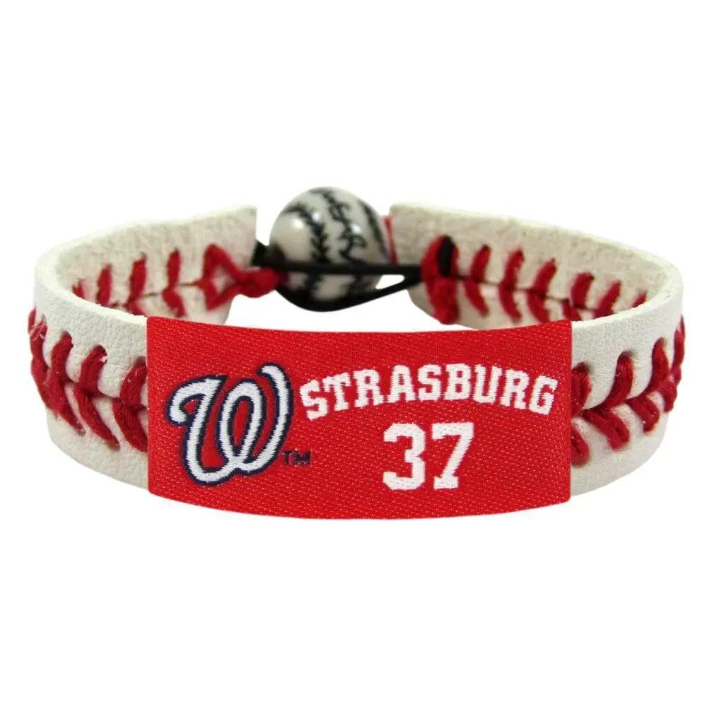  Washington Nationals Leather Bracelet Stephen Strasburg -  ToylandEU™