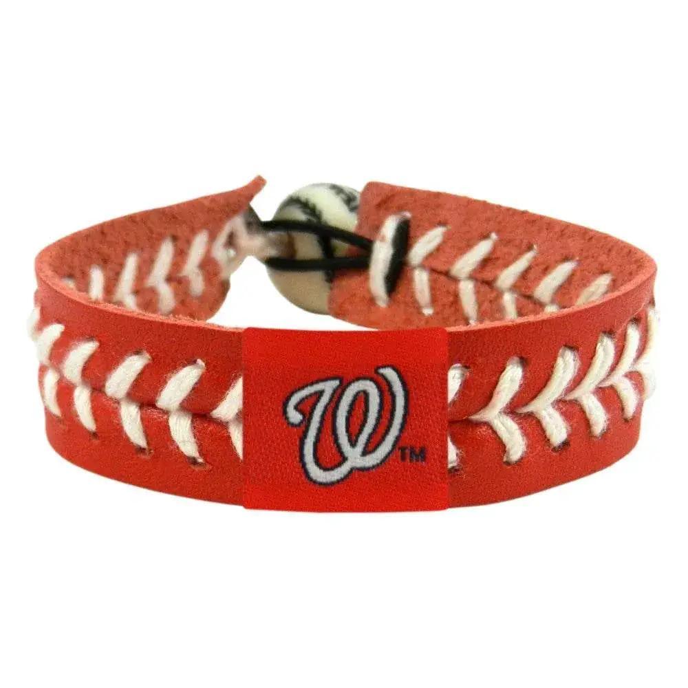  Washington Nationals Team Color Leather Bracelet With Bead -  ToylandEU™