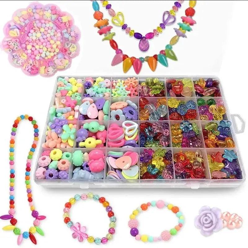  DIY Beaded Jewelry Kit For Kids 24 Grid Bracelets Fun -  ToylandEU™