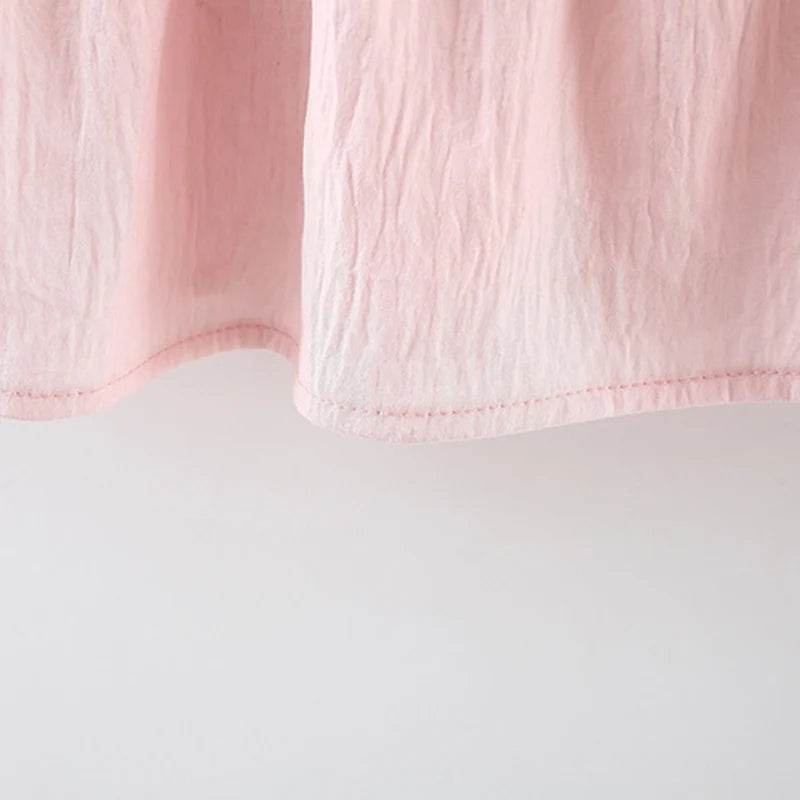 Breathable Baby Girl Dress With Tulip Pattern Embellishment For Girls Aged 9 Months To 4 Years - ToylandEU