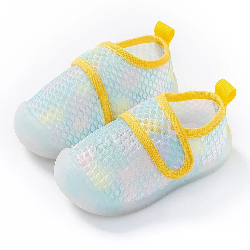 Breathable Baby Shoes Mesh Sandals Slip On First Walkers Lightweight - ToylandEU
