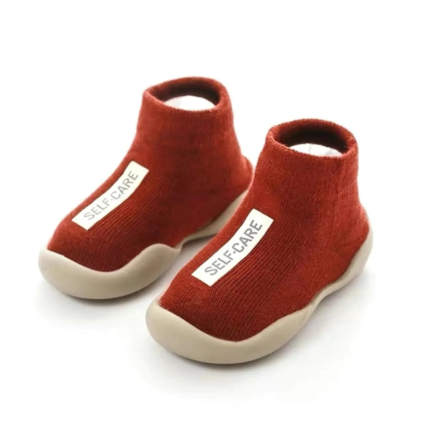 Breathable Cotton Baby Moccasins Non Slip Indoor Slippers - ToylandEU
