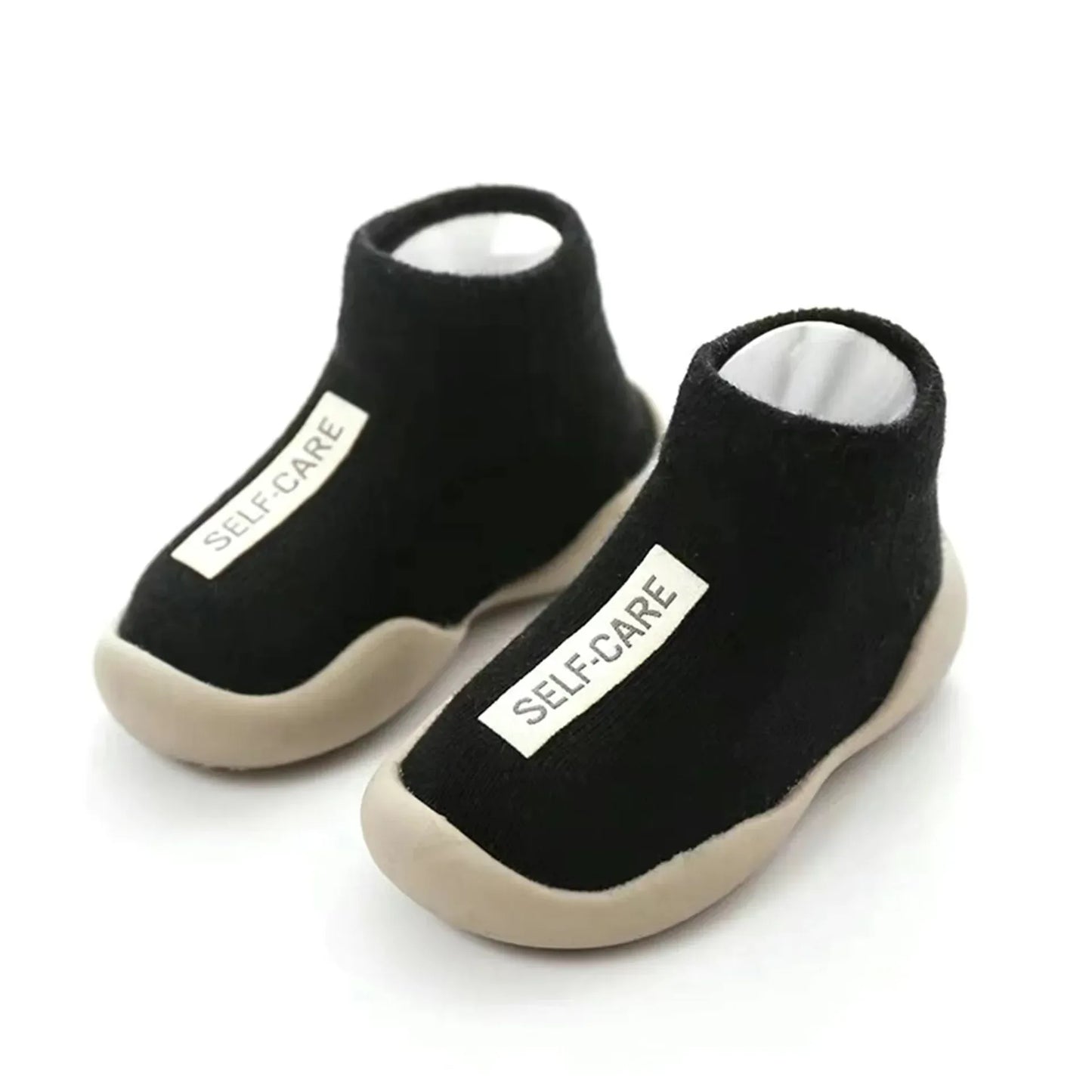Breathable Cotton Baby Moccasins Non Slip Indoor Slippers - ToylandEU
