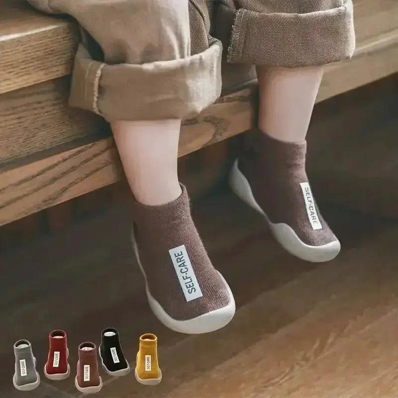  Breathable Cotton Baby Moccasins Non Slip Slippers -  ToylandEU™