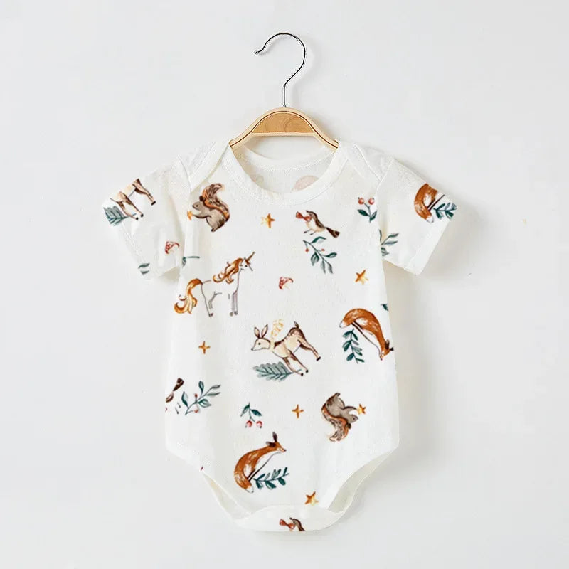 Breathable Cotton Baby Romper Bodysuit Unisex Newborn - ToylandEU
