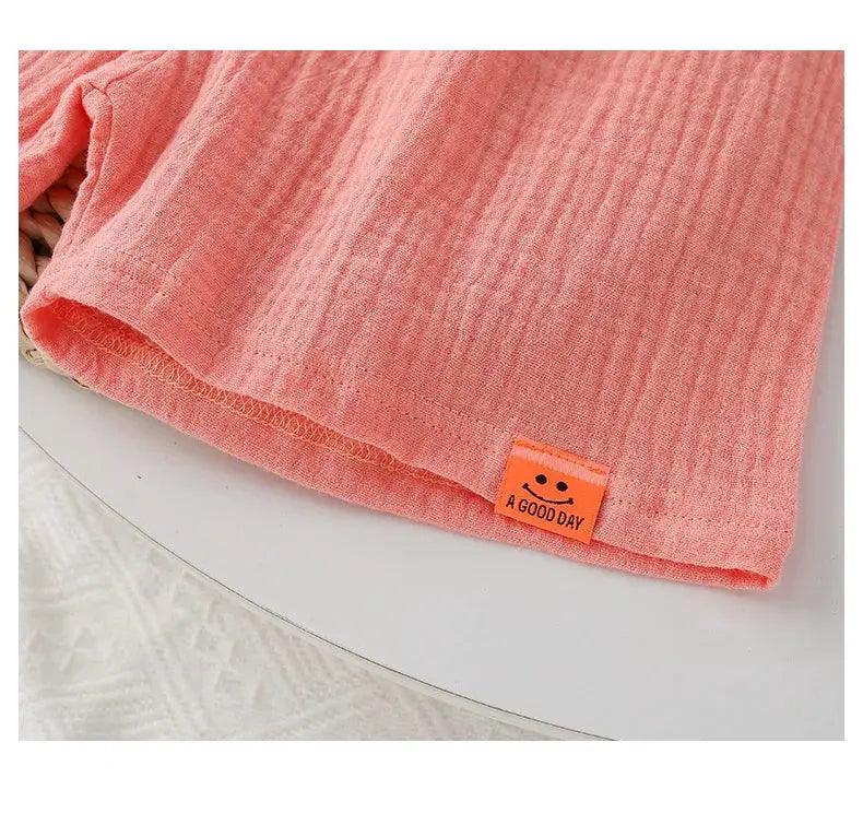  Breathable Cotton Kids Shorts Elastic Waist Comfort -  ToylandEU™