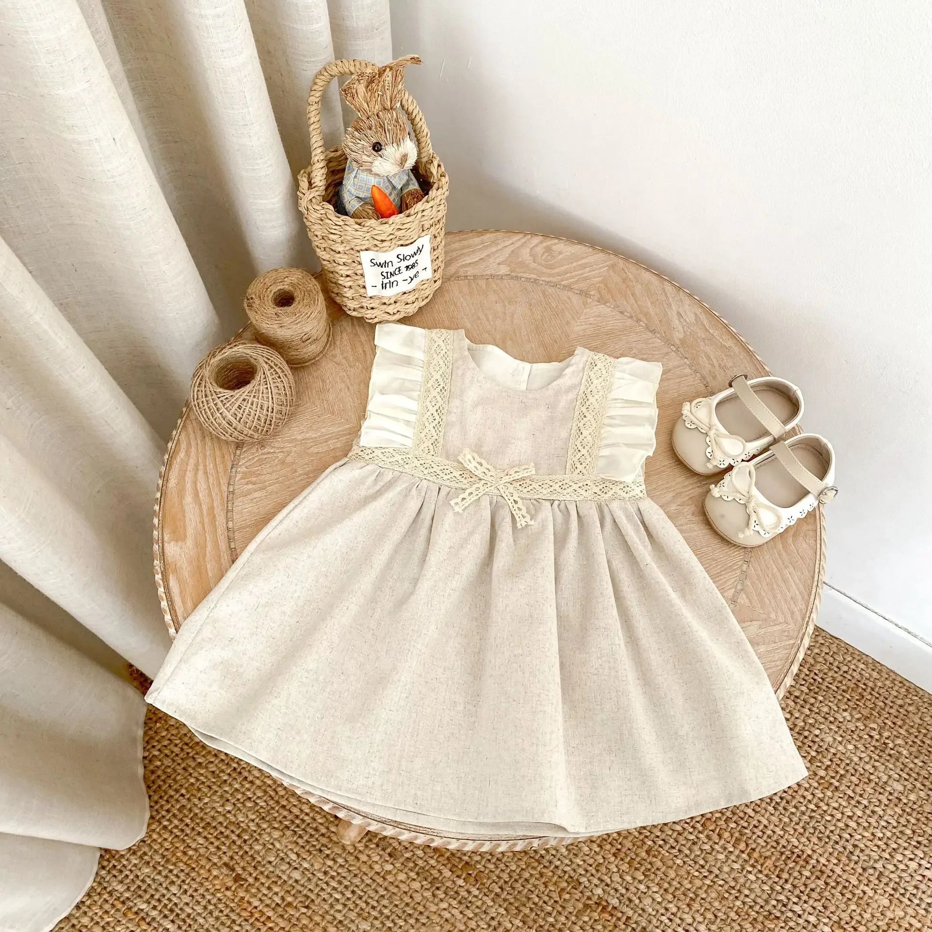 Breathable Cotton Princess Dress For Baby Girls 0 To 3 - ToylandEU