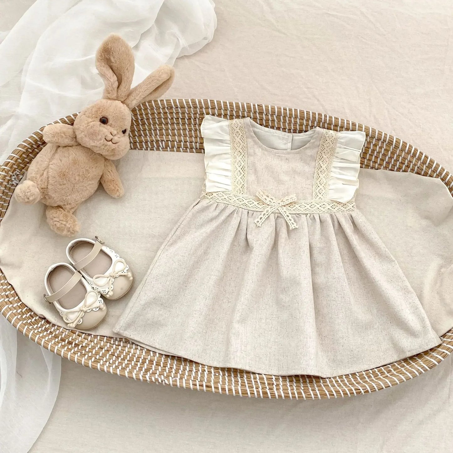 Breathable Cotton Princess Dress For Baby Girls 0 To 3 - ToylandEU