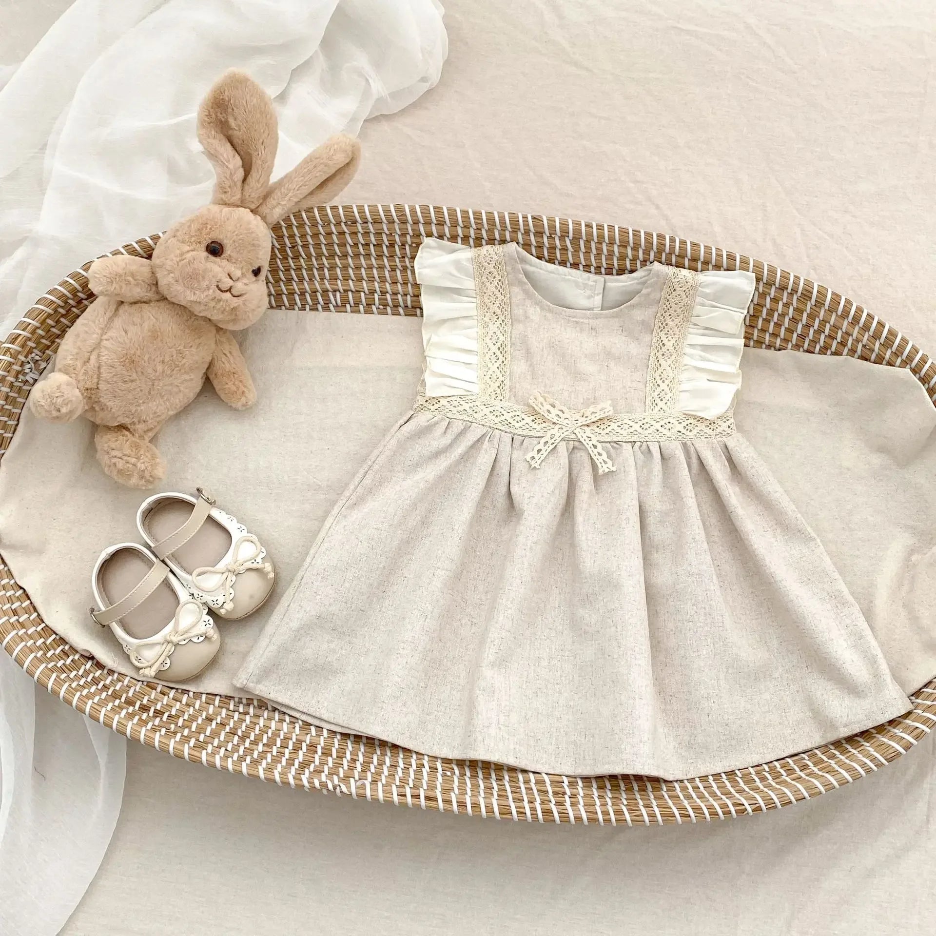 Breathable Cotton Princess Dress For Baby Girls 0 To 3 - ToylandEU