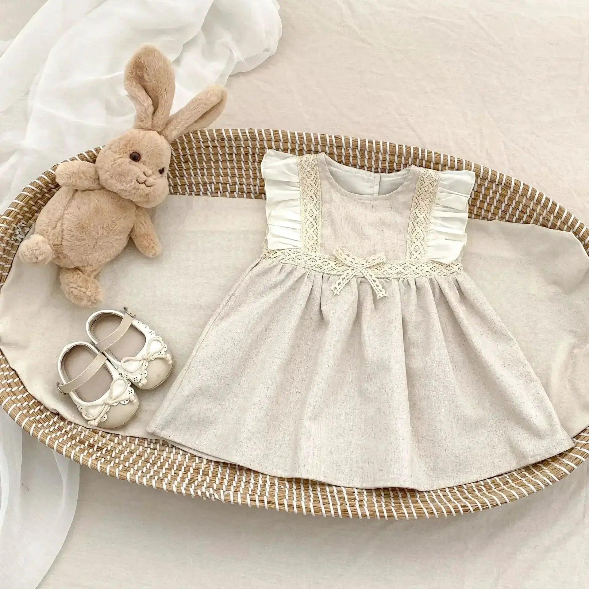  Breathable Cotton Princess Dress For Baby Girls Soft -  ToylandEU™