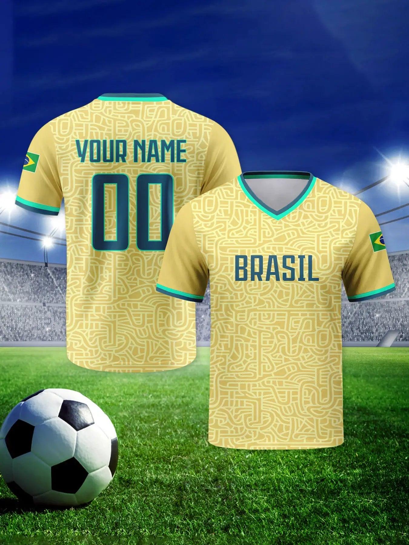  Breathable Custom Soccer Jersey With Name And Number Pro -  ToylandEU™