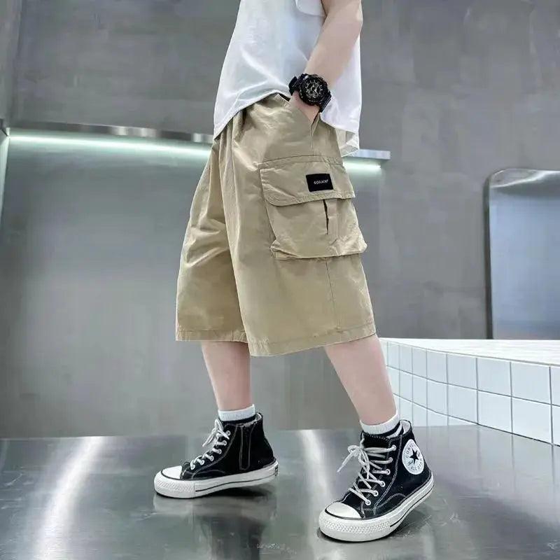  Breathable Elastic Waist Junior Boys Shorts Durable -  ToylandEU™