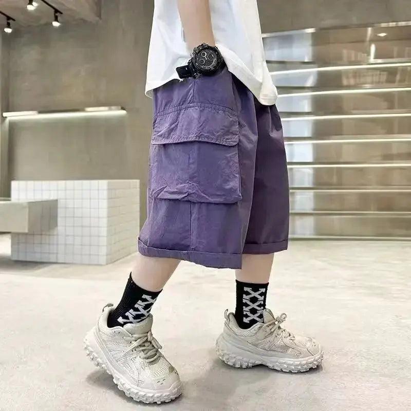 Breathable Elastic Waist Junior Boys Shorts Durable -  ToylandEU™