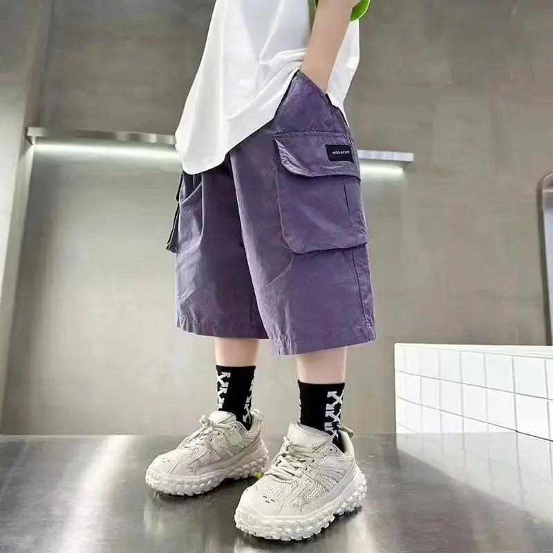  Breathable Elastic Waist Junior Boys Shorts Durable -  ToylandEU™