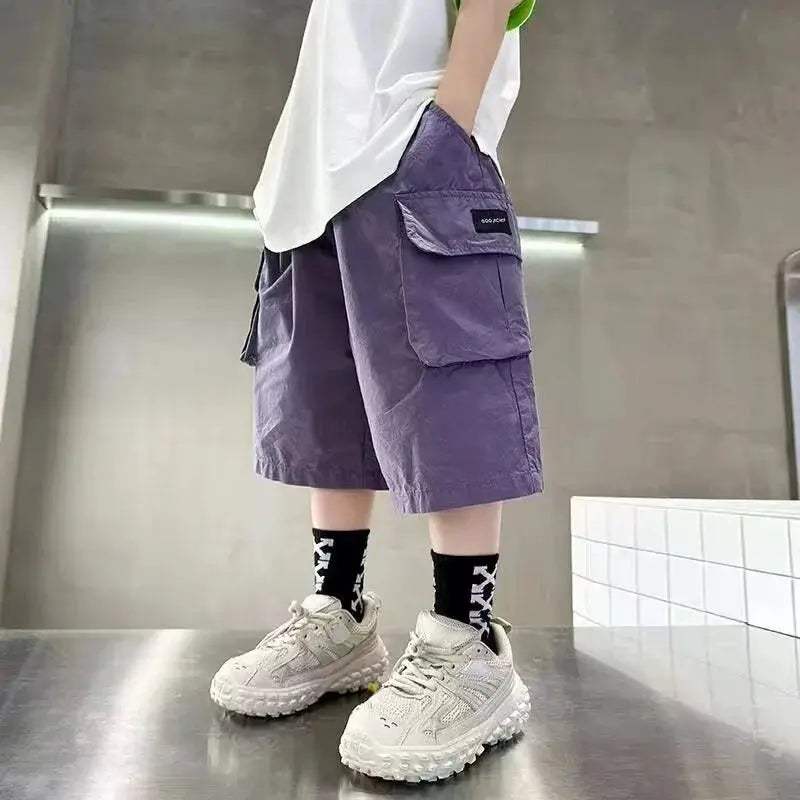  Breathable Elastic Waist Junior Boys Shorts Durable -  ToylandEU™