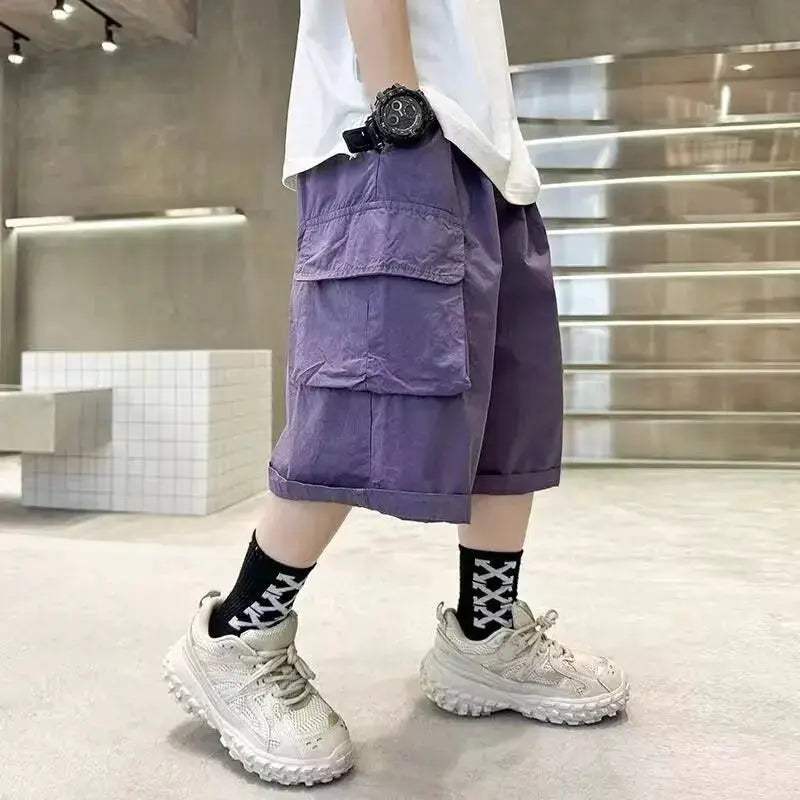  Breathable Elastic Waist Junior Boys Shorts Durable -  ToylandEU™