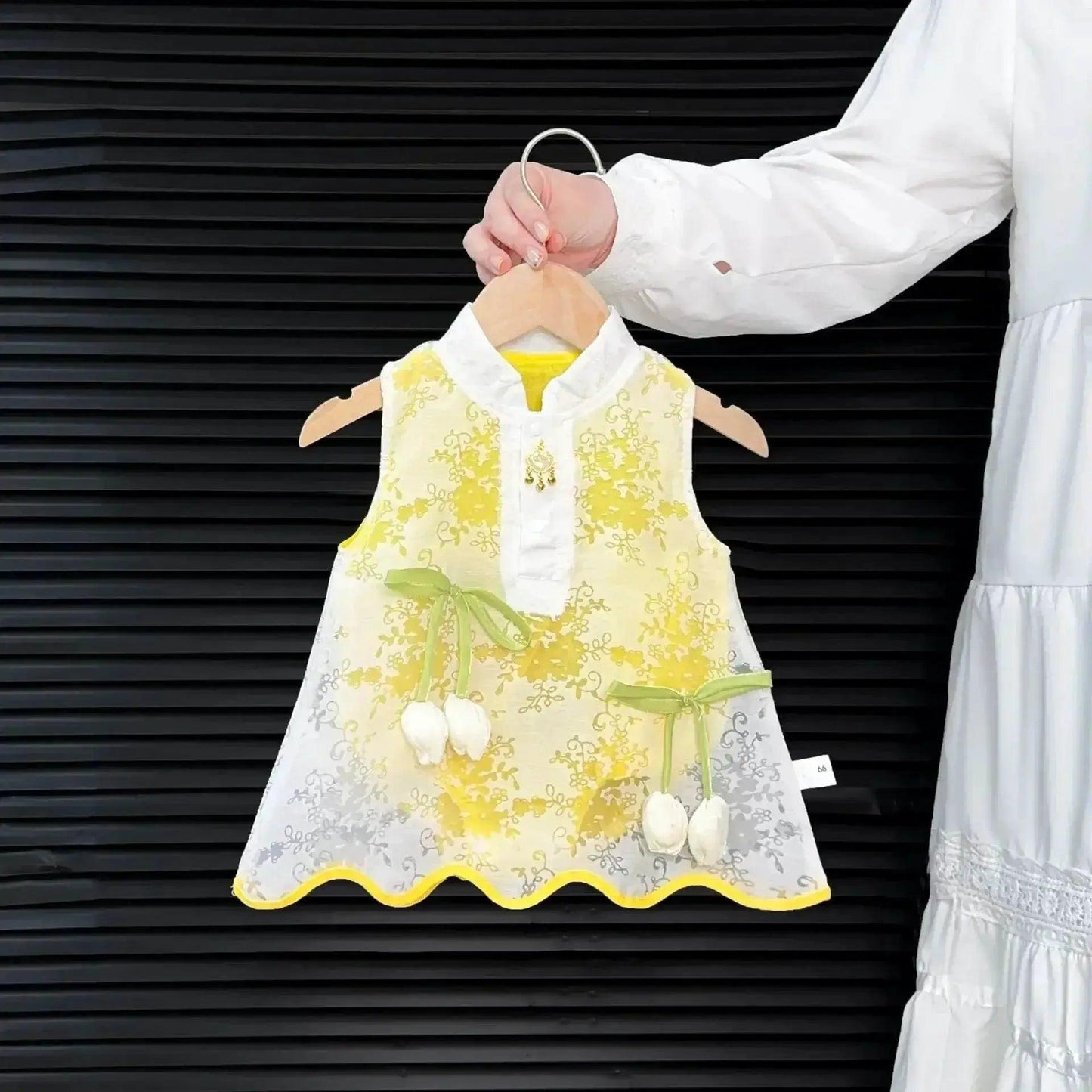  Breathable Girls Sleeveless Romper 3D Bow Toyland EU -  ToylandEU™