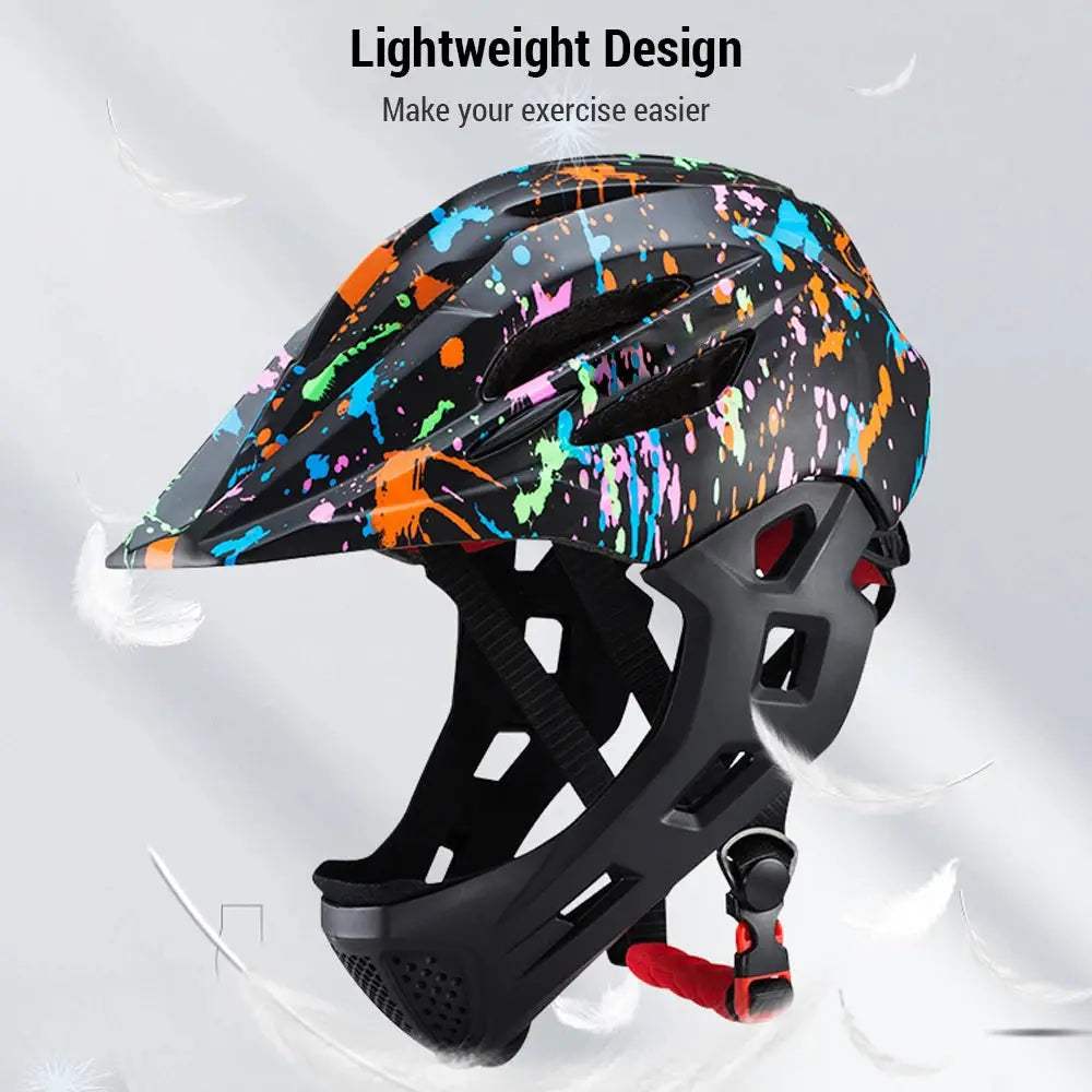 Breathable Kids Bike Helmet With LED Light Lightweight - ToylandEU