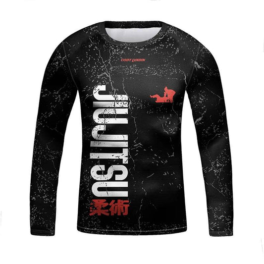 Breathable Kids Jiu Jitsu Muay Thai Rashguard Set 3D Print Boys - ToylandEU