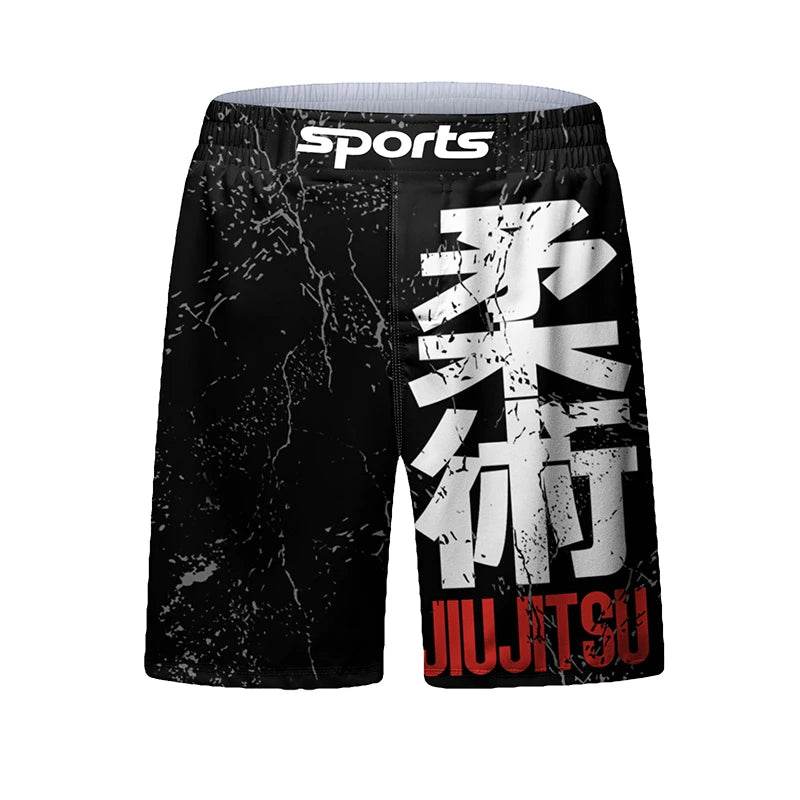 Breathable Kids Jiu Jitsu Muay Thai Rashguard Set 3D Print Boys - ToylandEU