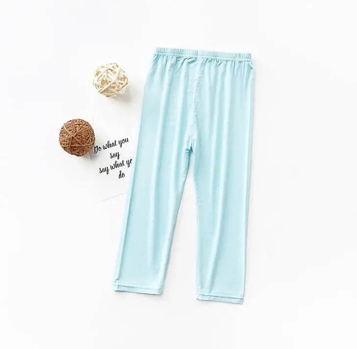 Breathable Leggings Candy Color Calf Length Slim Fit Knitted For Girls 2 To 12 Years - ToylandEU